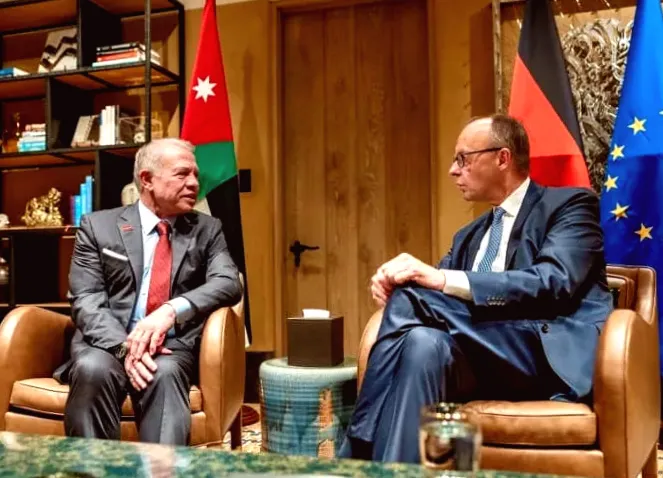 Merz advocates for advancement in Middle East peace process during visit to Jordan