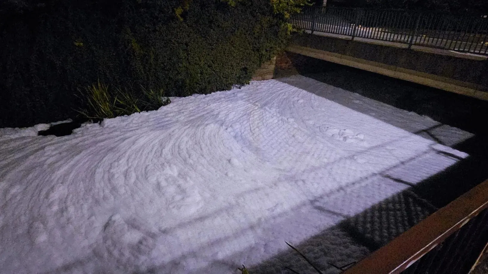 Environmental Agency states that river foam had no environmental impact