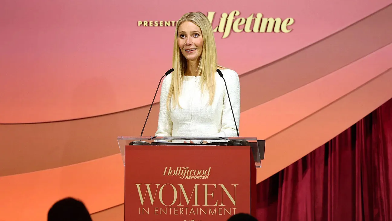 Gwyneth Paltrow Feels Emotional as She Acknowledges the Industry's Warm Welcome at THR Women in Entertainment Gala