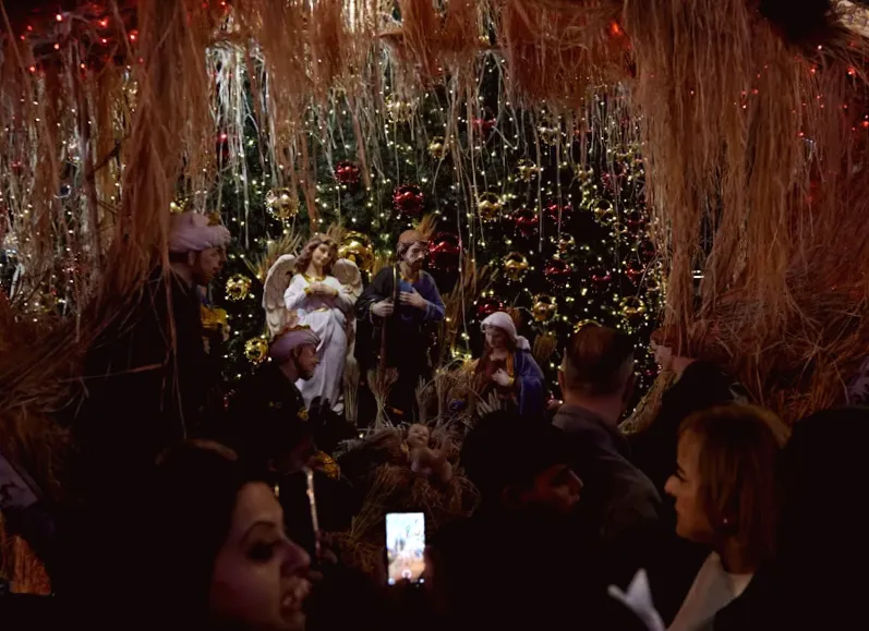 Christmas festivities come back to Bethlehem following 2 years of conflict in Gaza