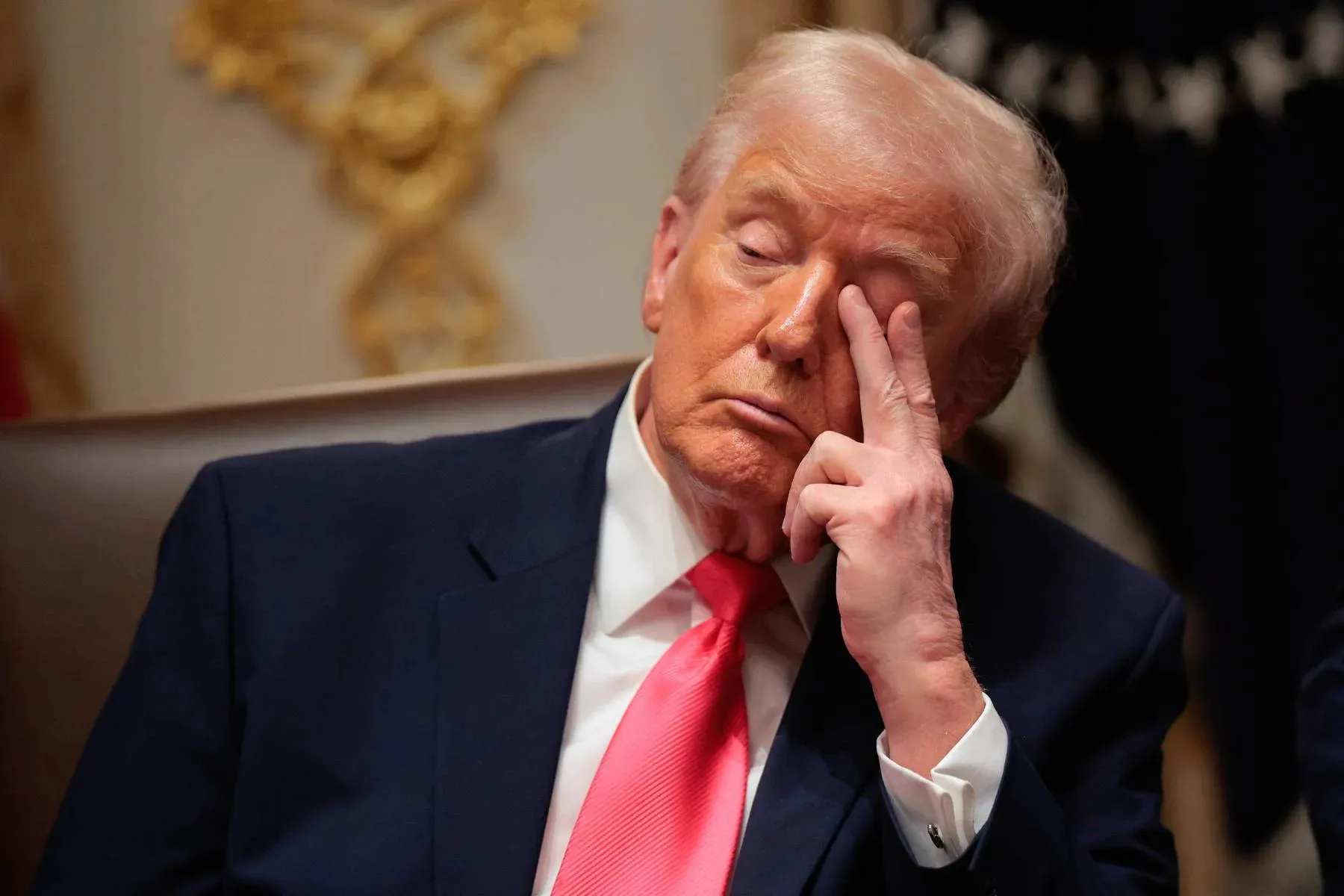 Jimmy Kimmel Mocks Trump's Struggle to Stay Awake During Viral Cabinet Meeting