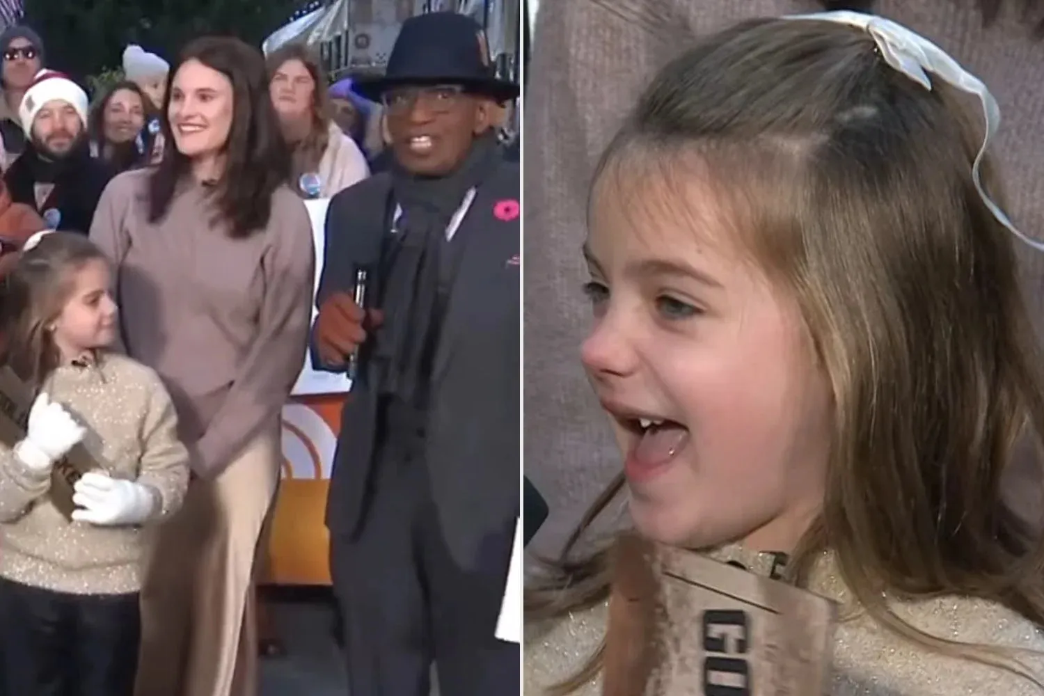 Al Roker Meets Girl Who Became Internet Sensation at Macy's Thanksgiving Day Parade and Her Response Is Equally Funny