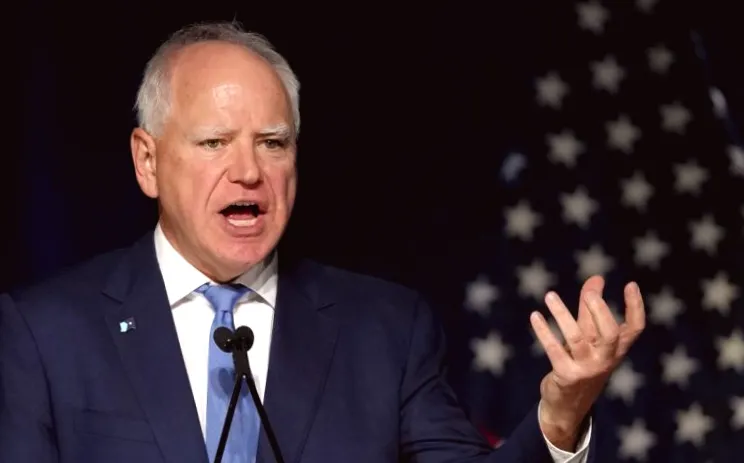 Walz describes Trump's comment as 'unprecedented garbage'