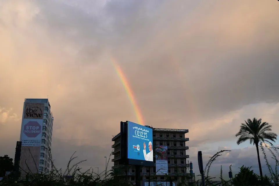 Pope tours Christian sites in Lebanon to urge Christians to stay in the region