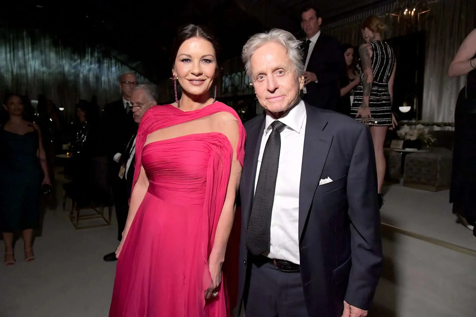 Michael Douglas and Catherine Zeta-Jones deny boycotting CNN following son's viral debate moment
