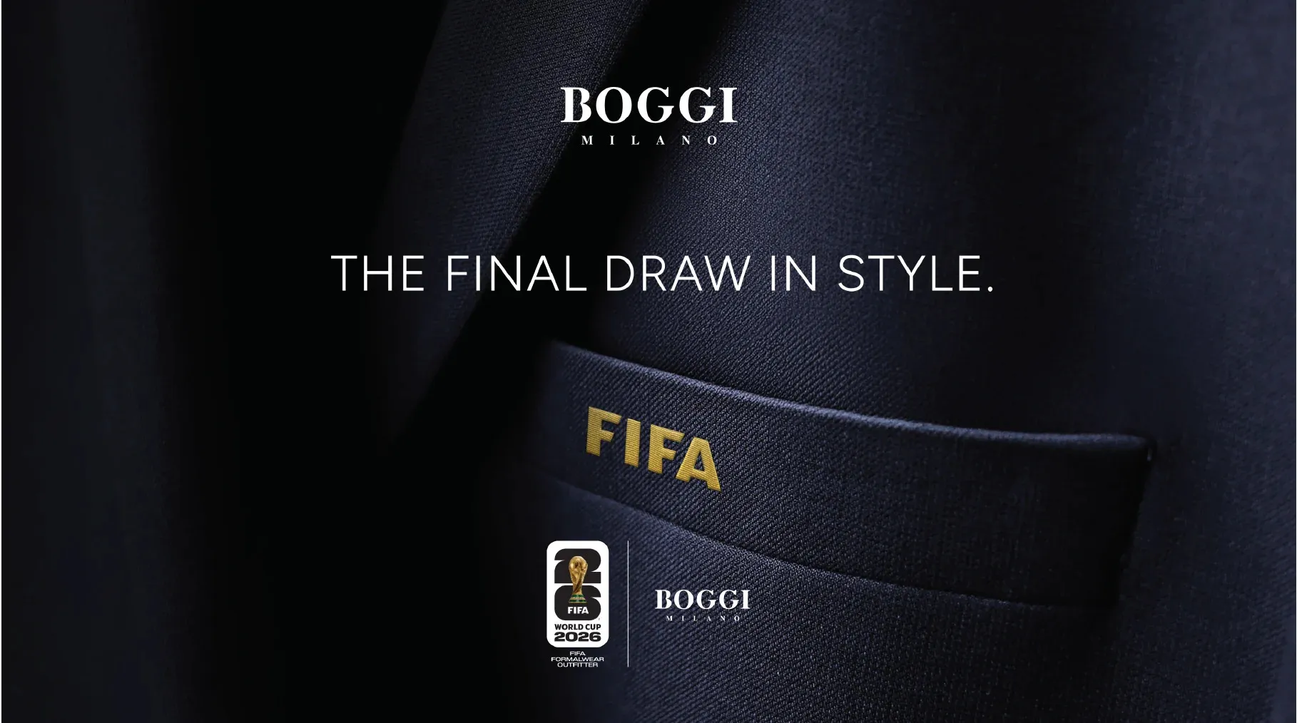 Boggi Milano Chosen as FIFA World Cup's Official Formalwear Partner