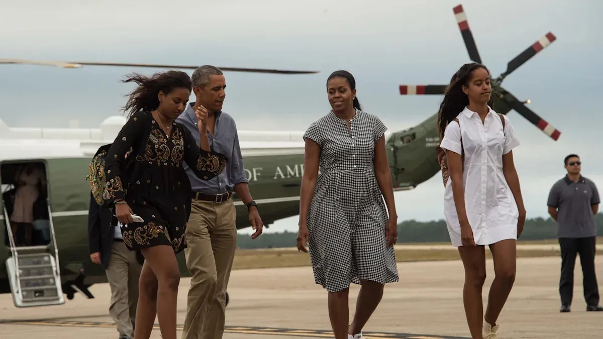 Barack Obama Posts Rare Photo With Both His Daughters, Malia and Sasha