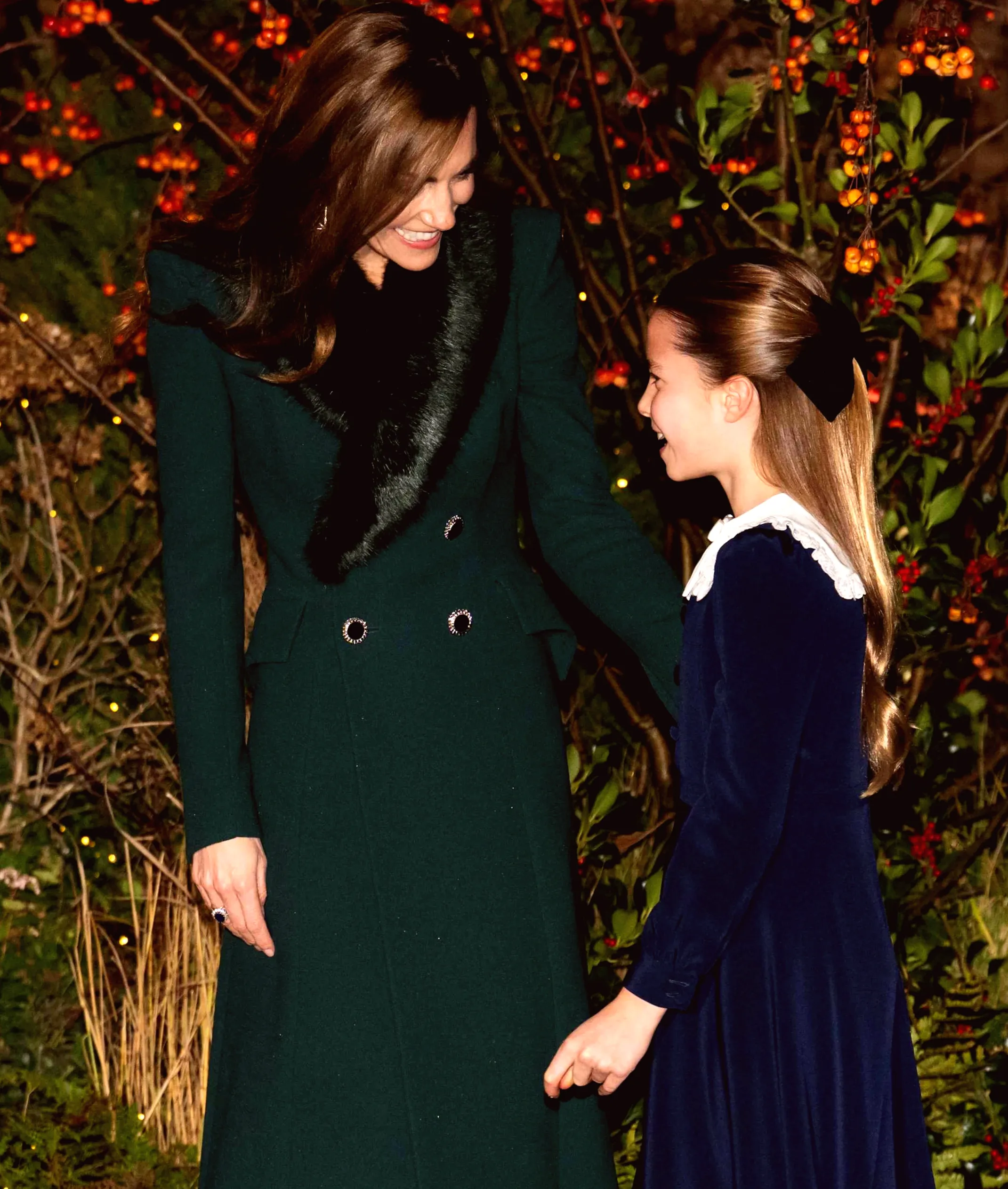 Kate Middleton and Her Daughter Princess Charlotte Share a Sweet Moment at Royal Holiday Tradition