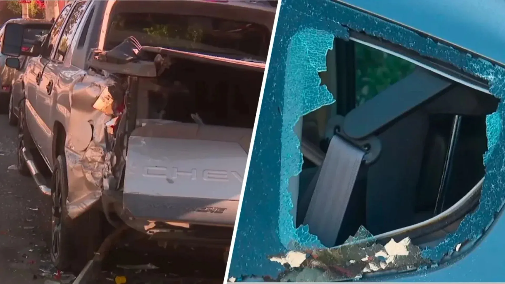 Amazon Truck Stolen and Crashes Into Parked Cars in Mid-City as Suspect Escapes