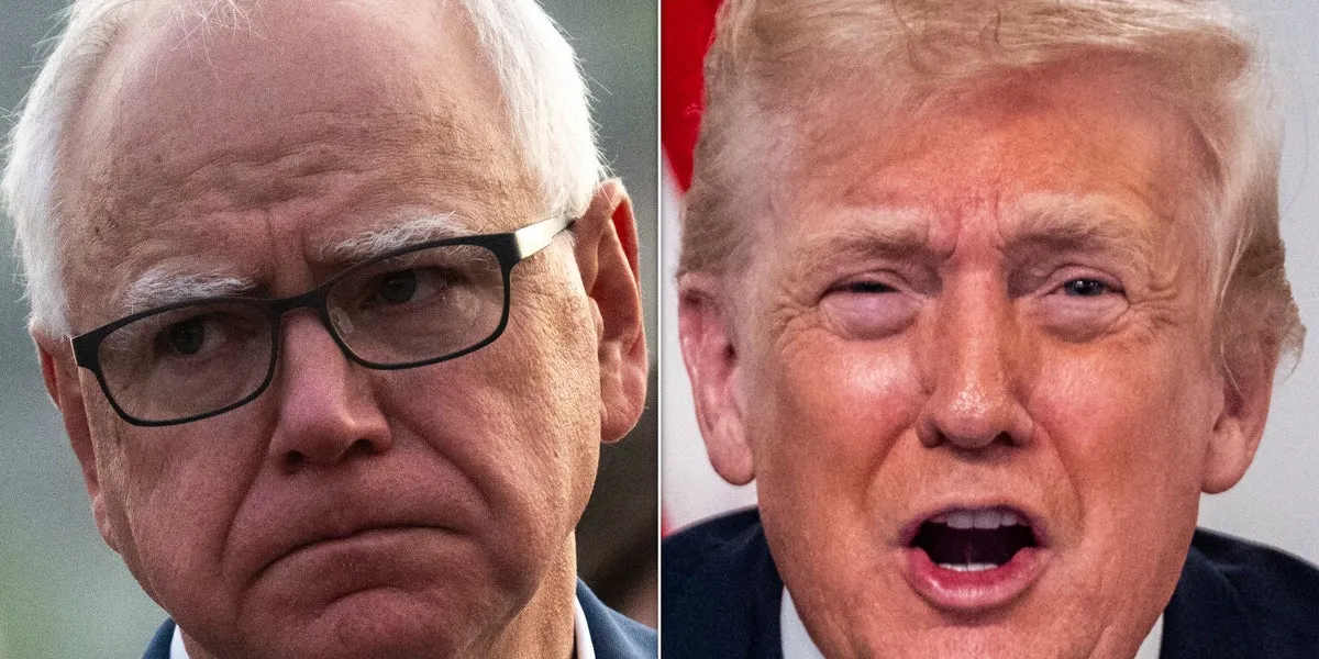 Tim Walz Urges Trump to Release Medical Tests as Signs of Health Decline emerge