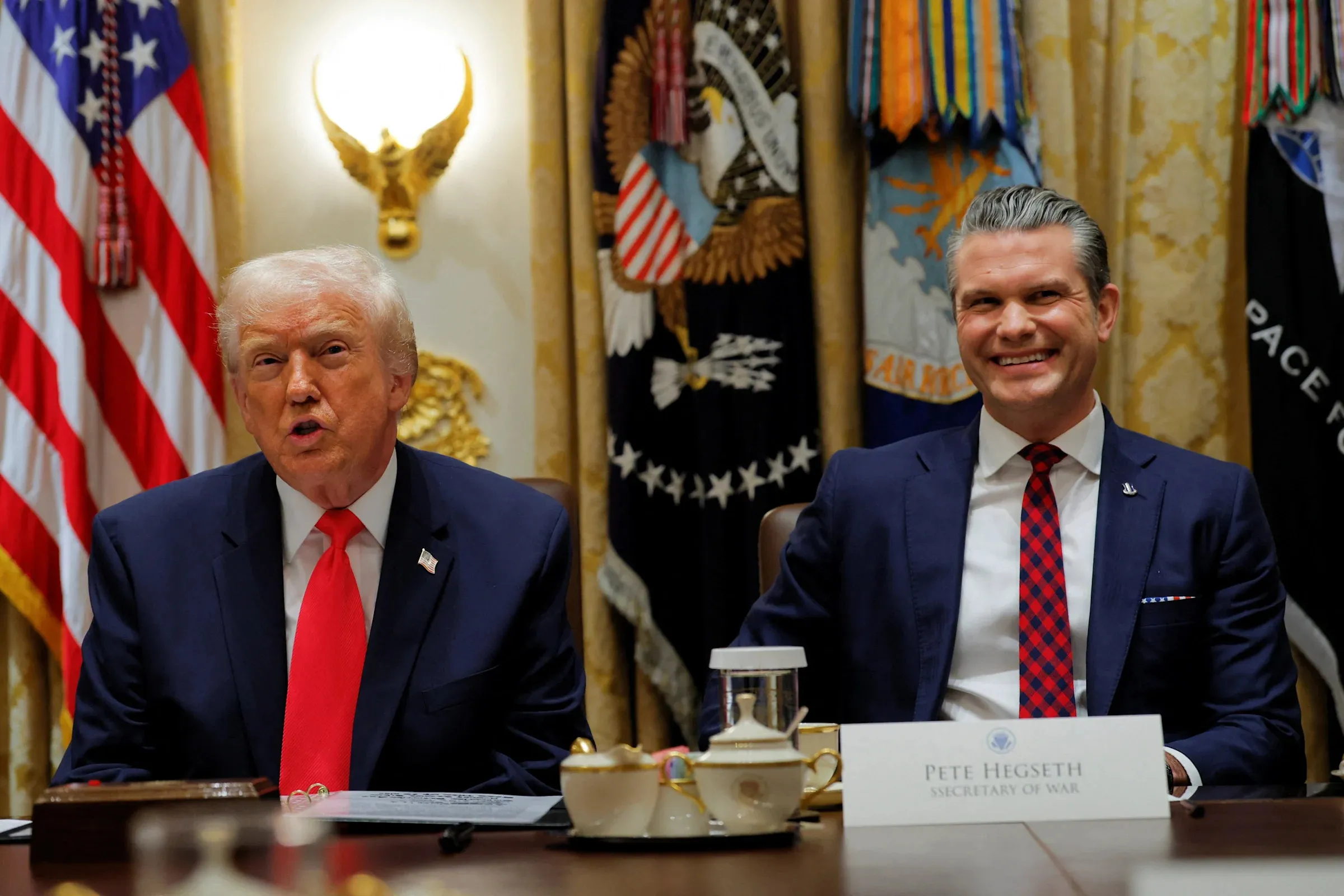 Democrats are deceiving with affordability, claims Trump in Cabinet meeting.