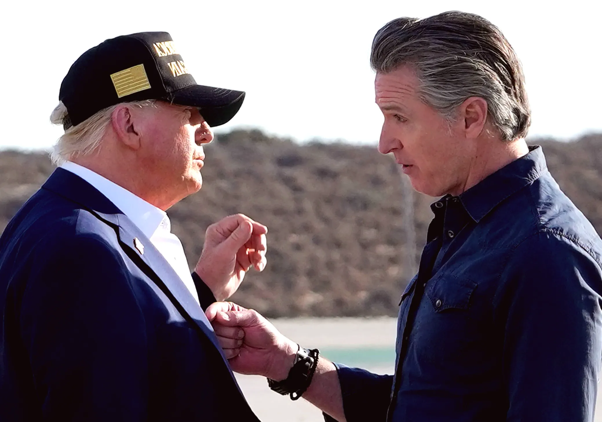 Newsom accuses Trump of neglecting aid for wildfires