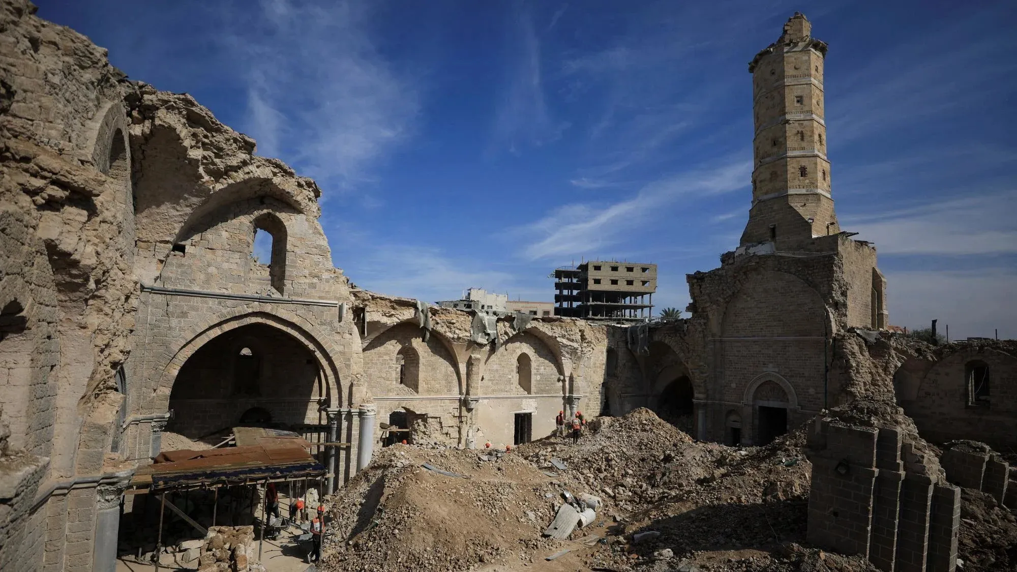 Gazans face challenges in rebuilding heritage sites damaged by war due to lack of resources