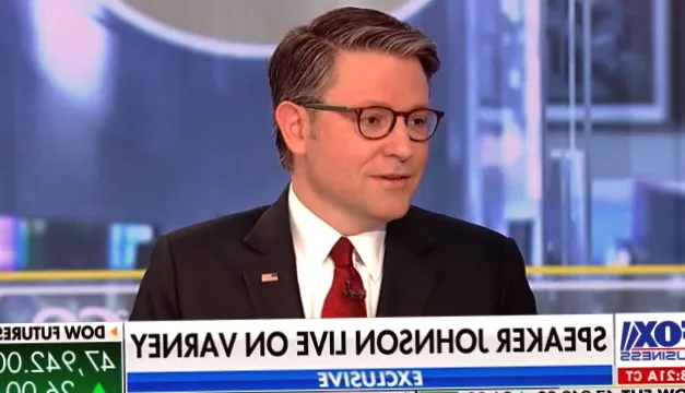 Mike Johnson claims he works over 18 hours a day due to Trump's 21-hour work schedule.