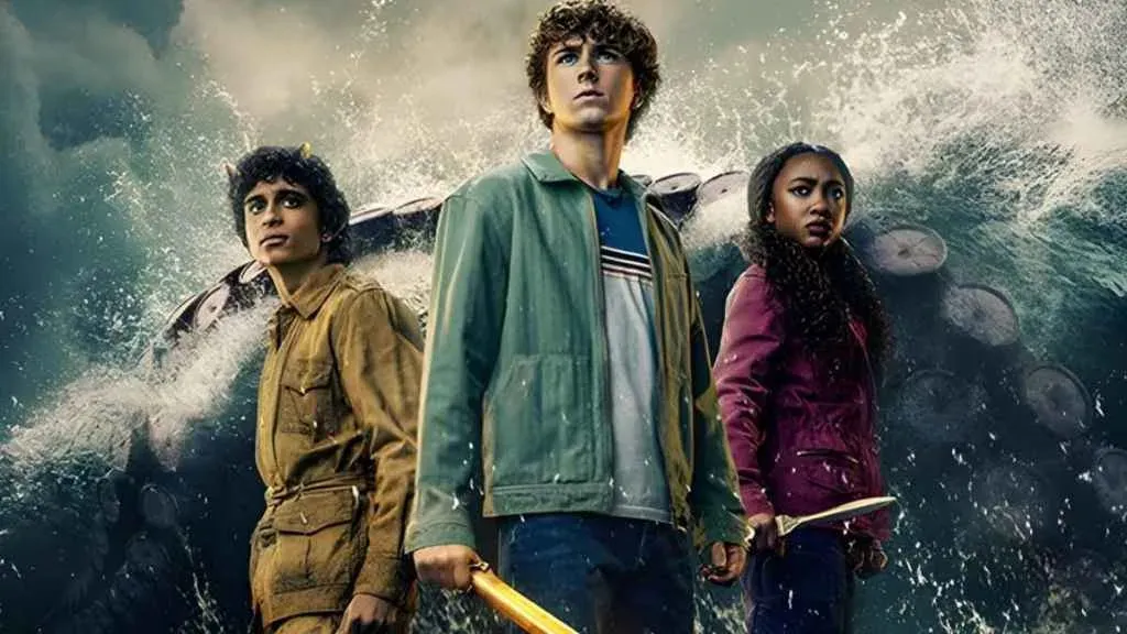 Percy Jackson Season 2 Billboard Features a Waterfall That Will Leave You Soaked