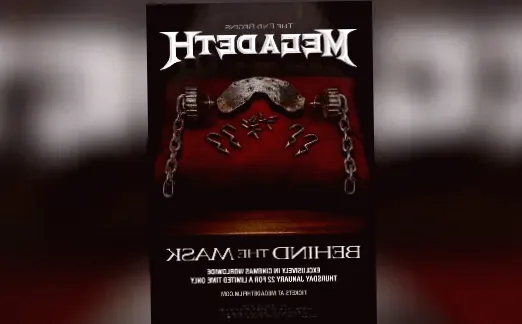 Megadeth reveals plans for 'Behind the Mask' movie screening