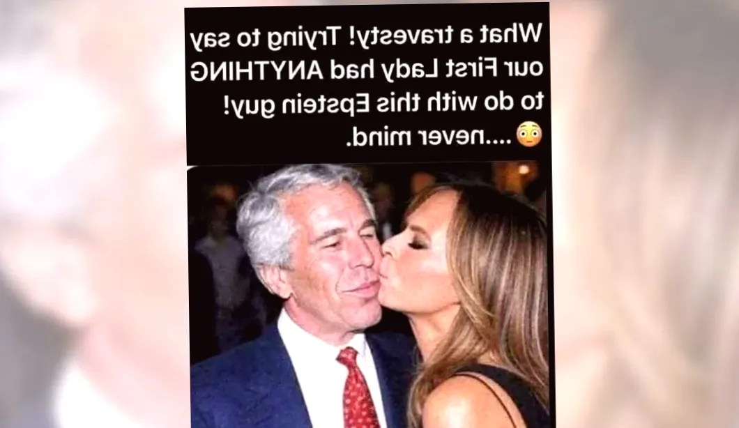 Fact Check: Beware of fake photo showing Melania Trump kissing Epstein on cheek