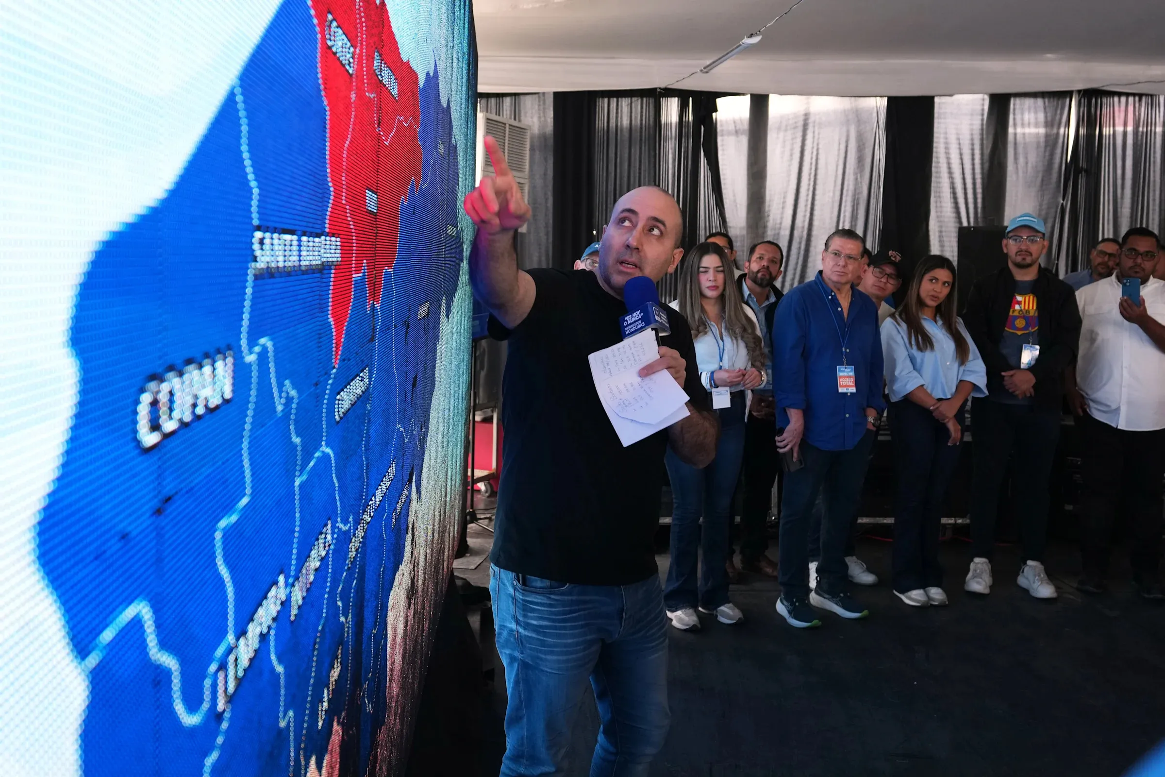 Debate over Trump's influence in Honduras as conservatives take the lead in presidential vote count