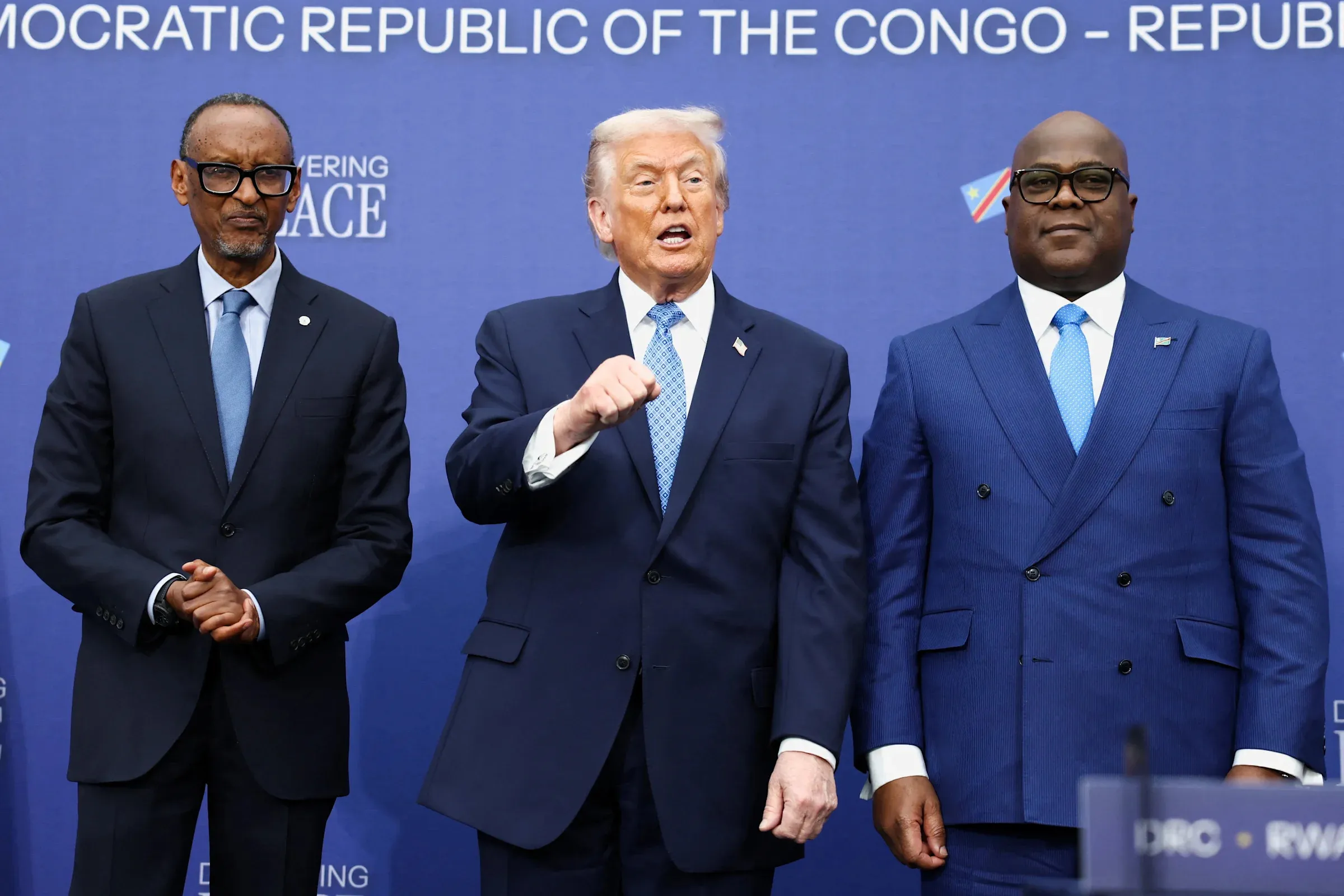 Trump praises 'historic day for the world' as DRC and Rwanda complete peace agreement