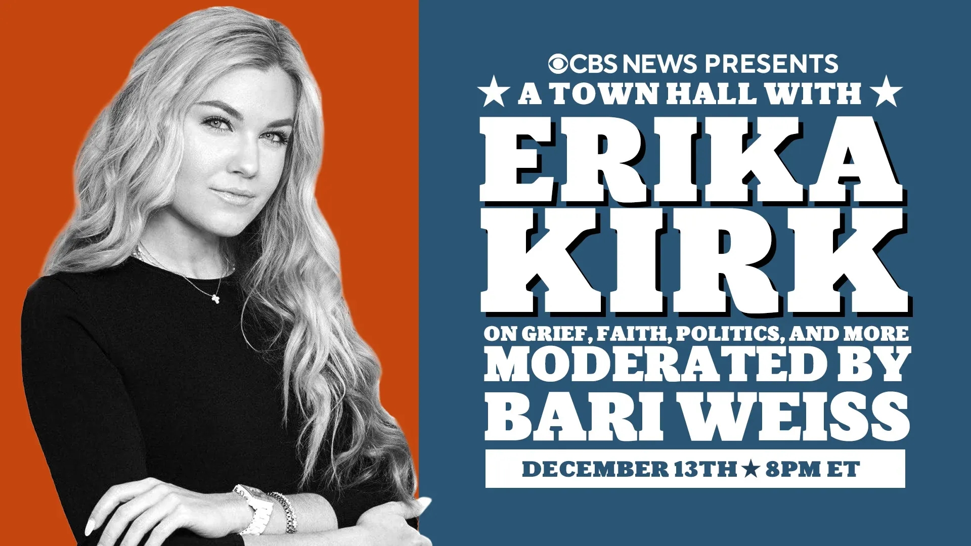 Erika Kirk's town hall meeting to be broadcast on CBS