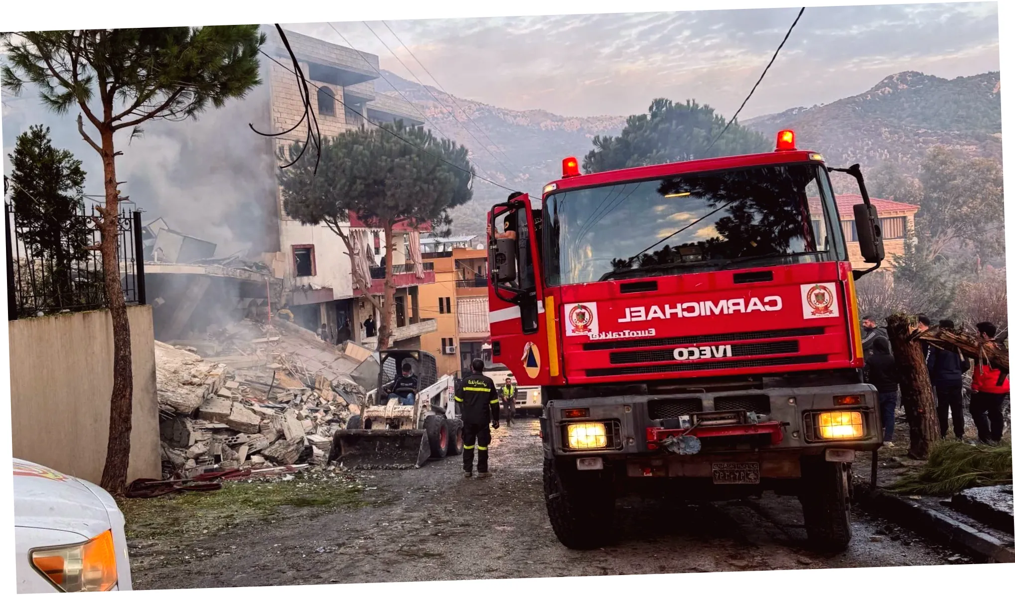 Israel launches air attack on southern Lebanon following historic direct talks