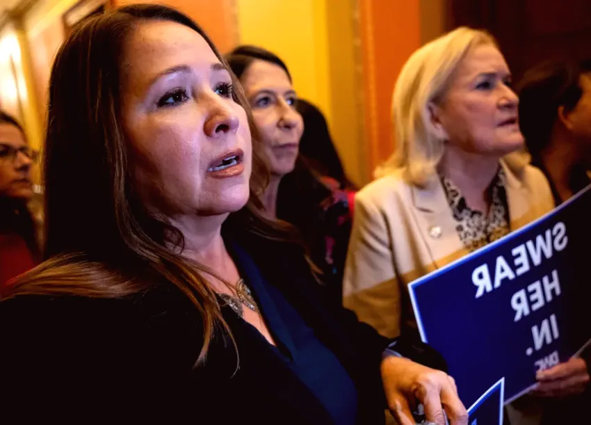 Adelita Grijalva Claims She Was Pepper-Sprayed During Visit to Taco Joint ICE Raid