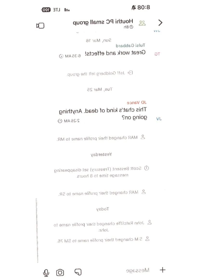 Vance Sends Text at 2:30 a.m. While Officials Attempt to Cover Up Signalgate