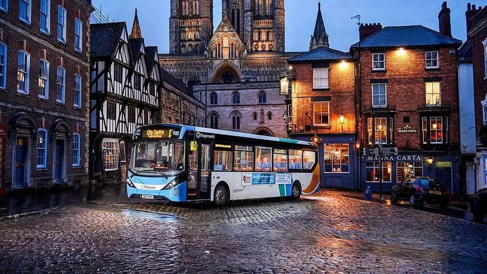 Bus fares reduced to £1.50 in towns across Lincolnshire.