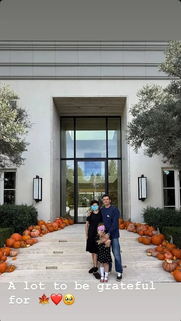 Orlando Bloom Celebrates Thanksgiving with Kids Daisy, 5, and Flynn, 14