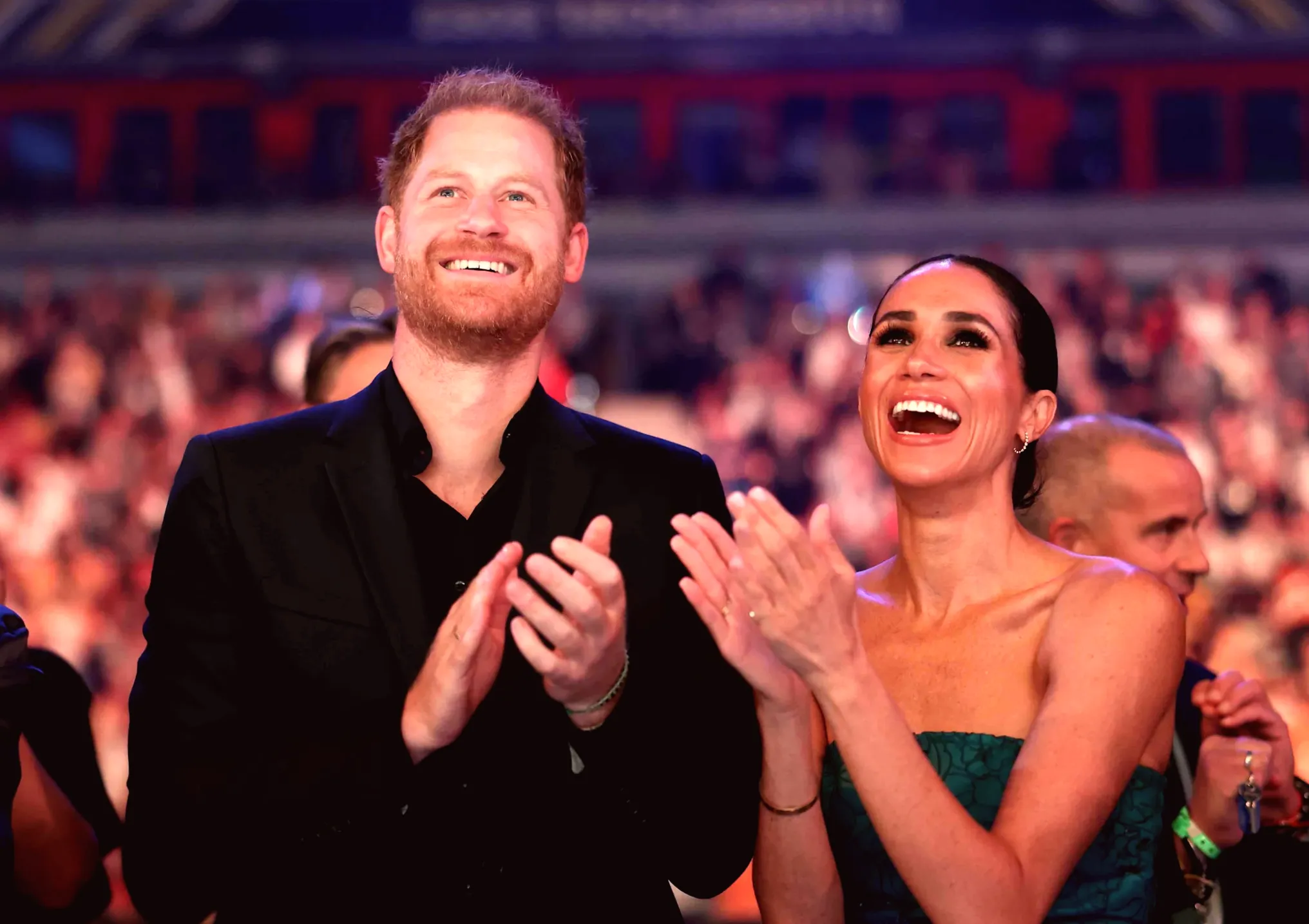 Prince Harry playfully teases Meghan Markle in a surprising moment in a rare holiday video