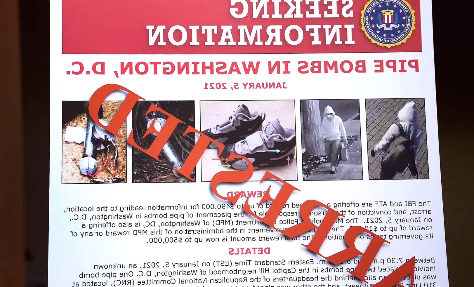 Pipe bomb suspect caught after 5 years set to appear in court on Friday