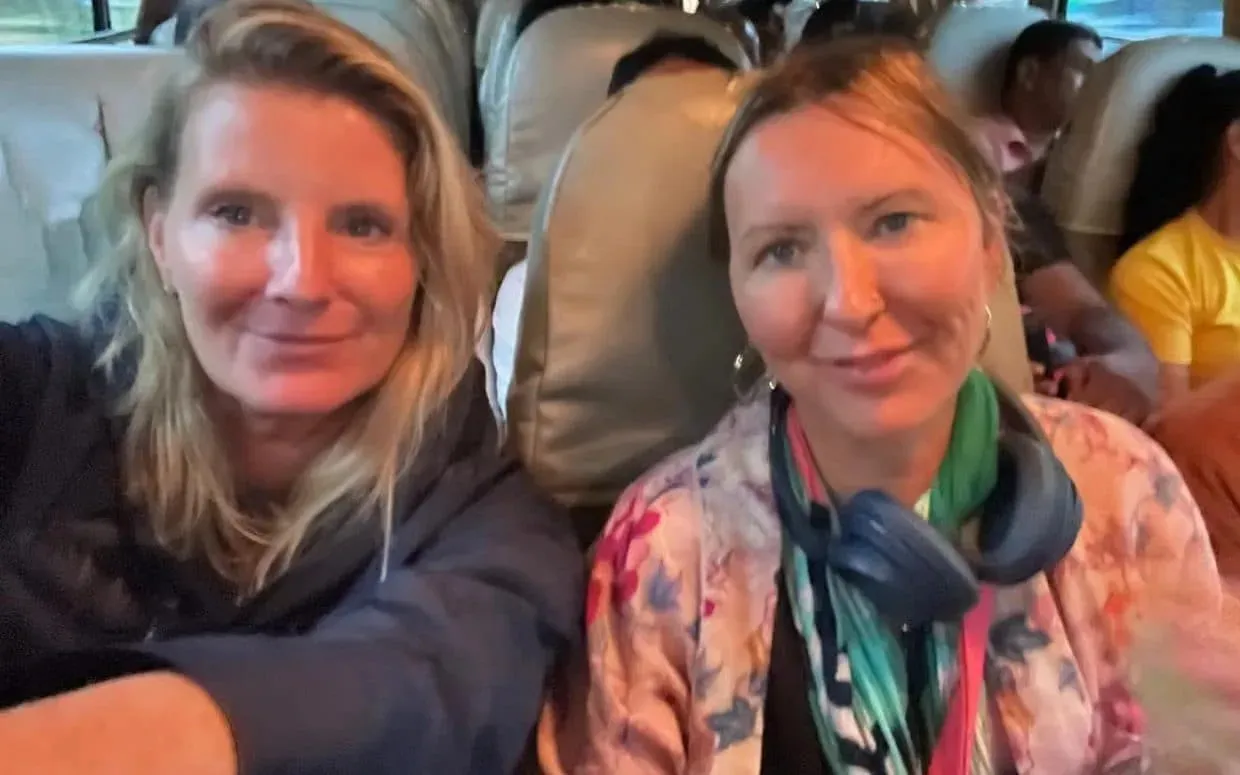 British women stranded by landslides in Sri Lanka are facing a shortage of food