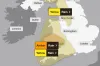 Map: Met Office issues 'danger to life' warning for heavy rain forecast this week